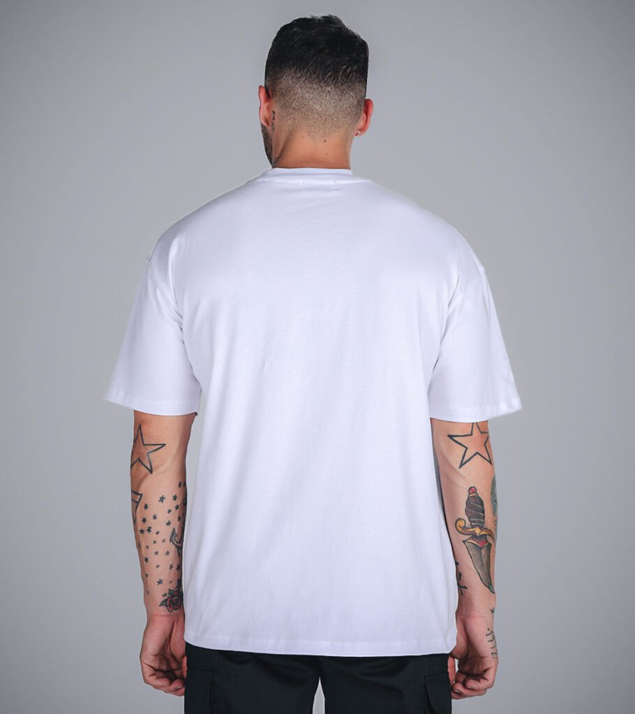 Polera Oversize Minimalista Blanca Esencial U Esenciales